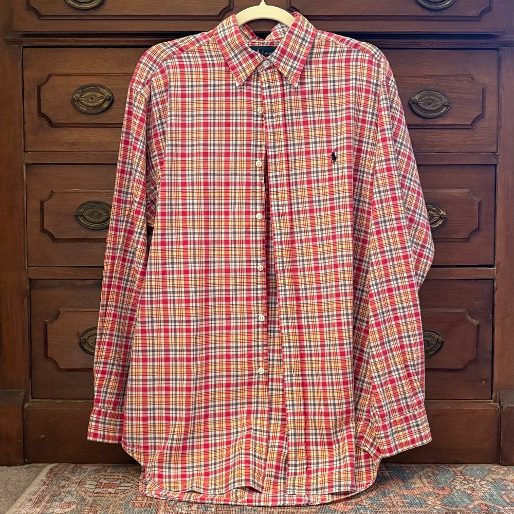 Ralph Lauren Blake Collection Plaid L/S Button Down Shirt